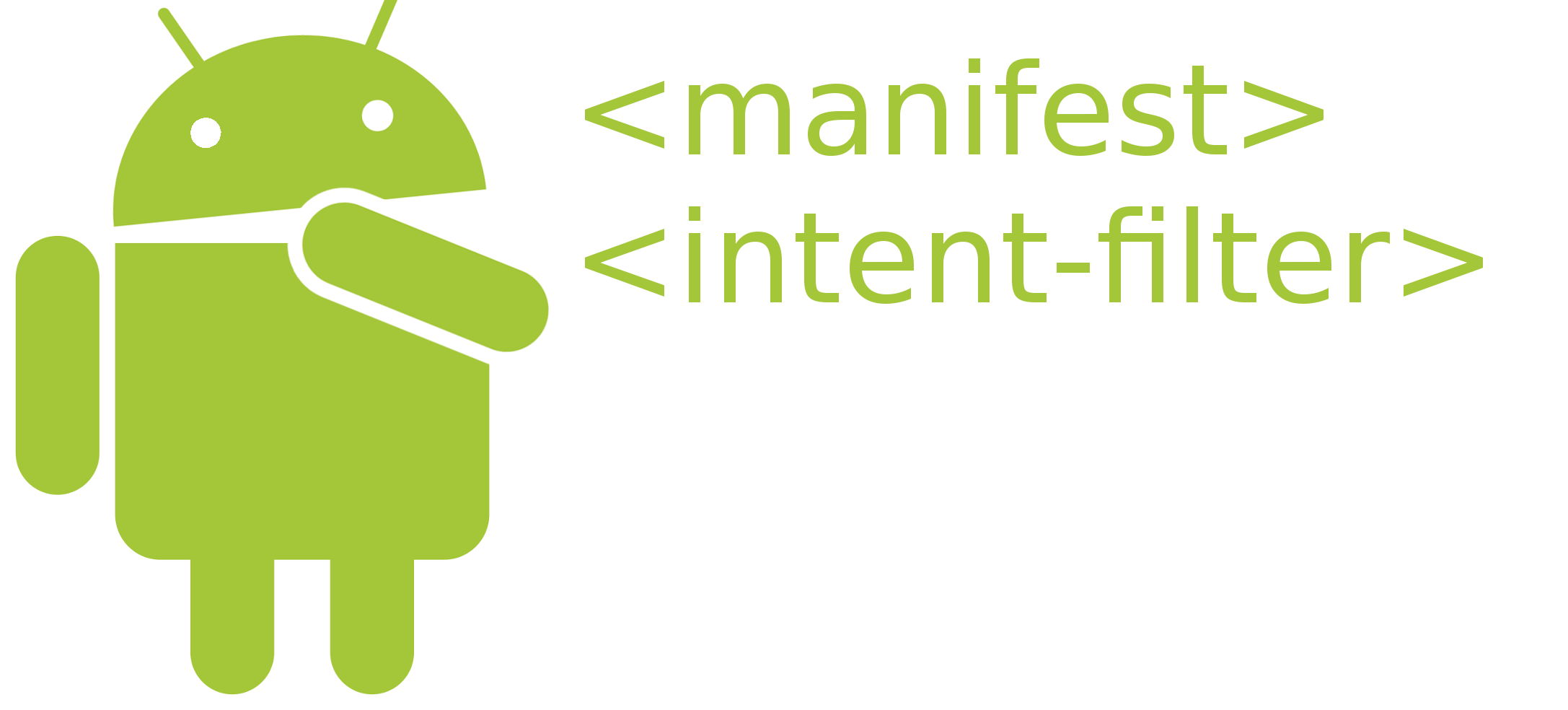 Android маніфест – елемент &lt;intent-filter&gt; post thumbnail