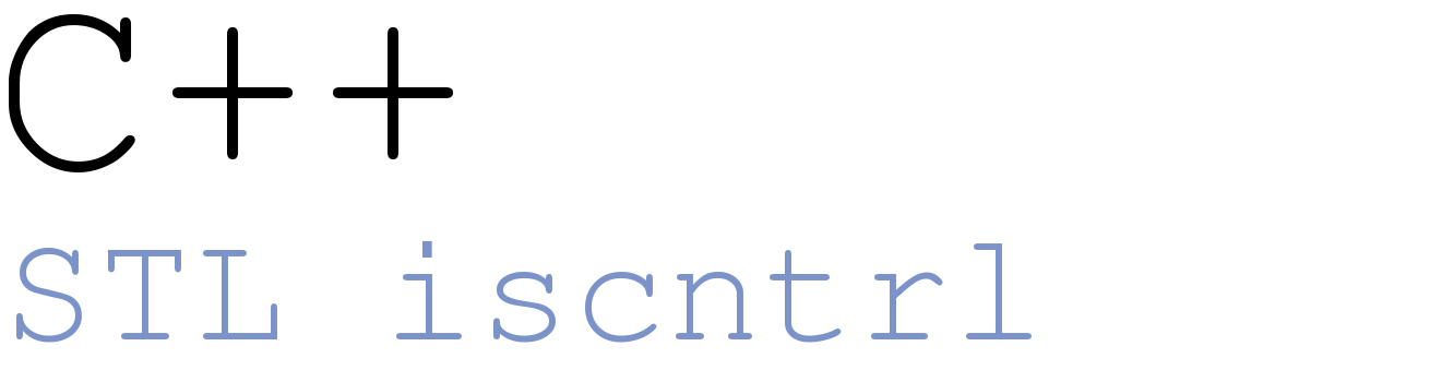 С++ std::iscntrl post thumbnail