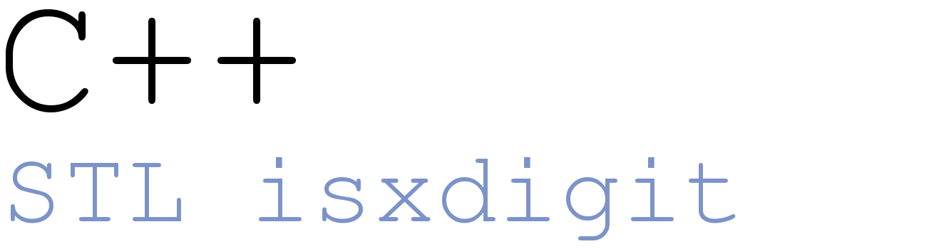 C++ std::isxdigit post thumbnail